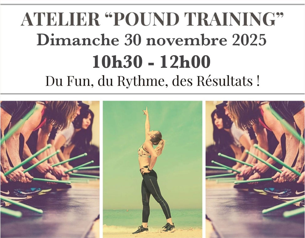 Atelier Pound Training par Nadréa Original Studio de Pilates et de Yoga à Antibes
