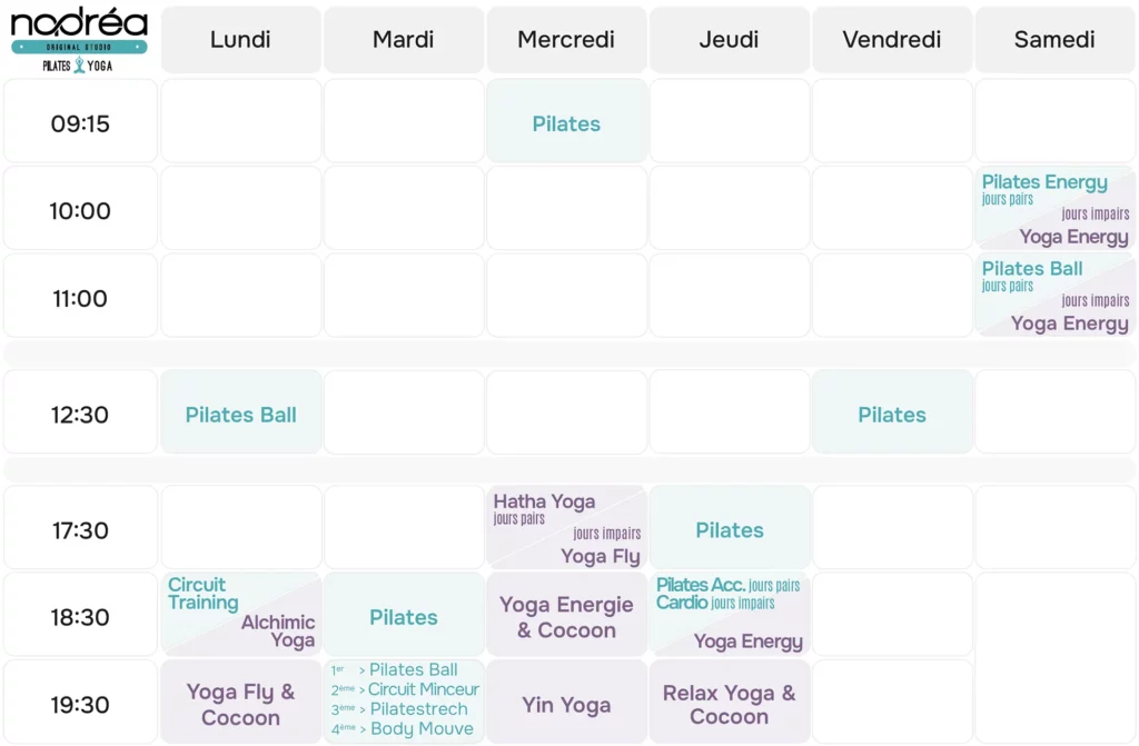 Planning 2026 2 nadrea original studio pilates yoga